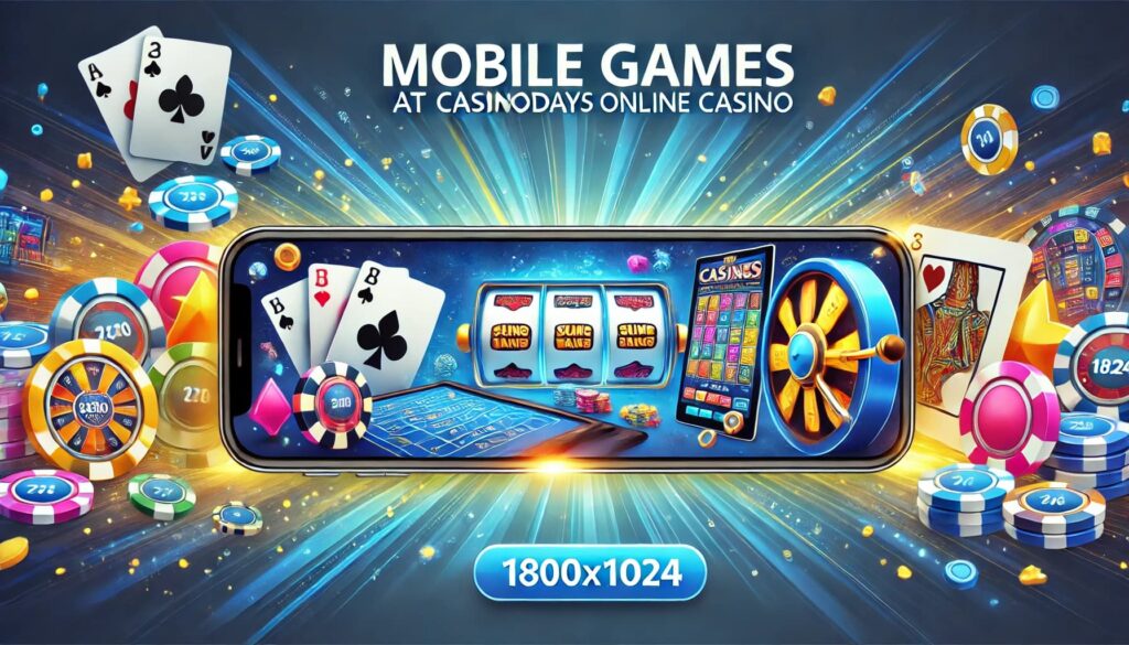 Mobile Games at CasinoDays Online Casino