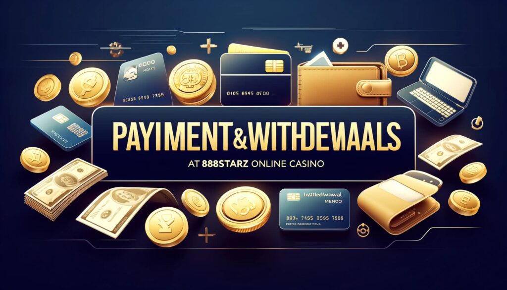 Payment and Withdrawal Methods at 888starz Online Casino