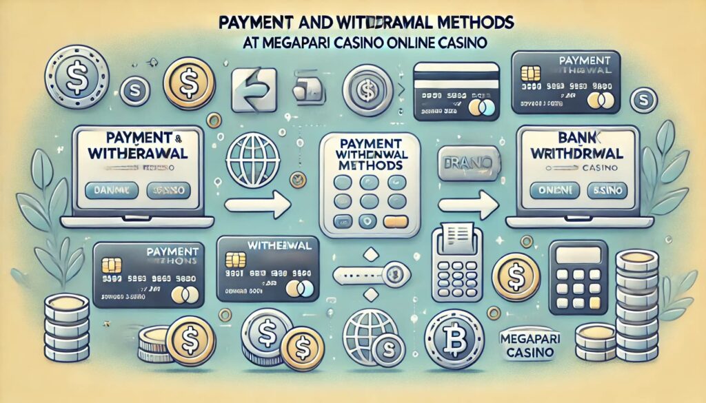 Payment and Withdrawal Methods at Megapari Casino Online Casino