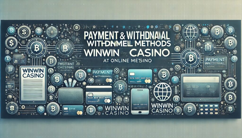 Payment and Withdrawal Methods at Winwin Casino Online Casino