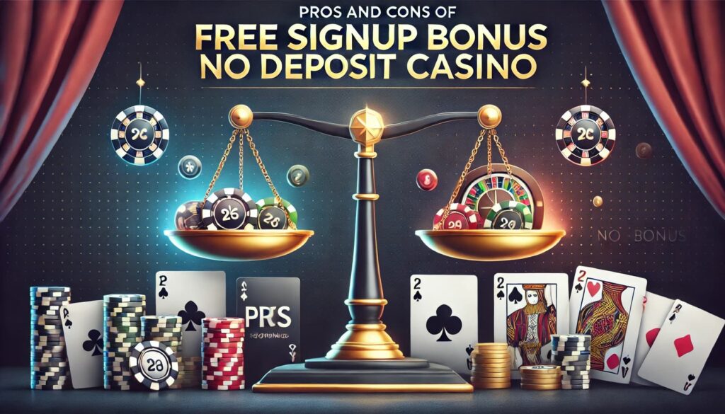 Pros and Cons of Free Signup Bonus No Deposit Casino