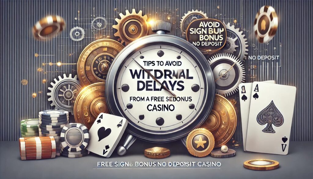 Tips to Avoid Withdrawal Delays from a Free Signup Bonus No Deposit Casino